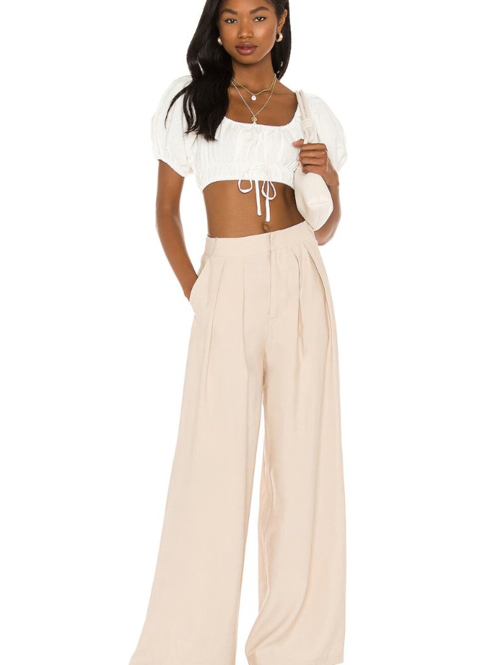 SNDYS | Hills Pant | Cream | Size M | EUC